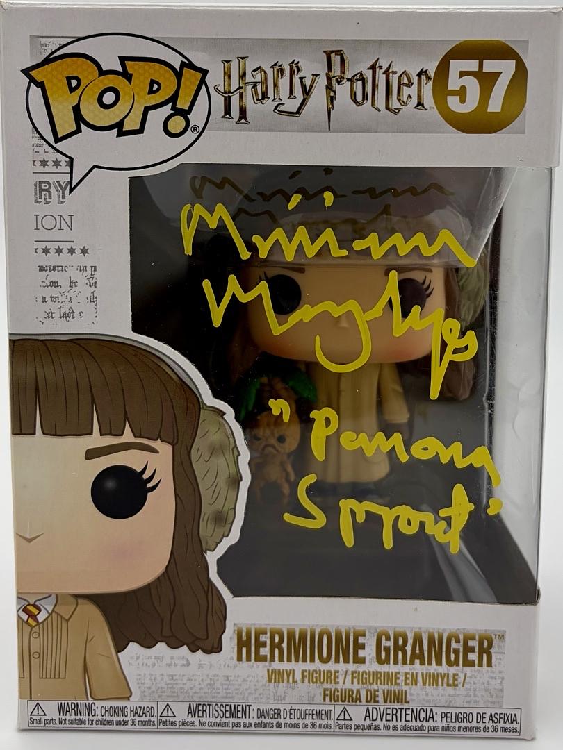 Miriam Margoyles signed "Hermione Granger" Funko #57 (Harry Potter) - JSA COA *RARE*